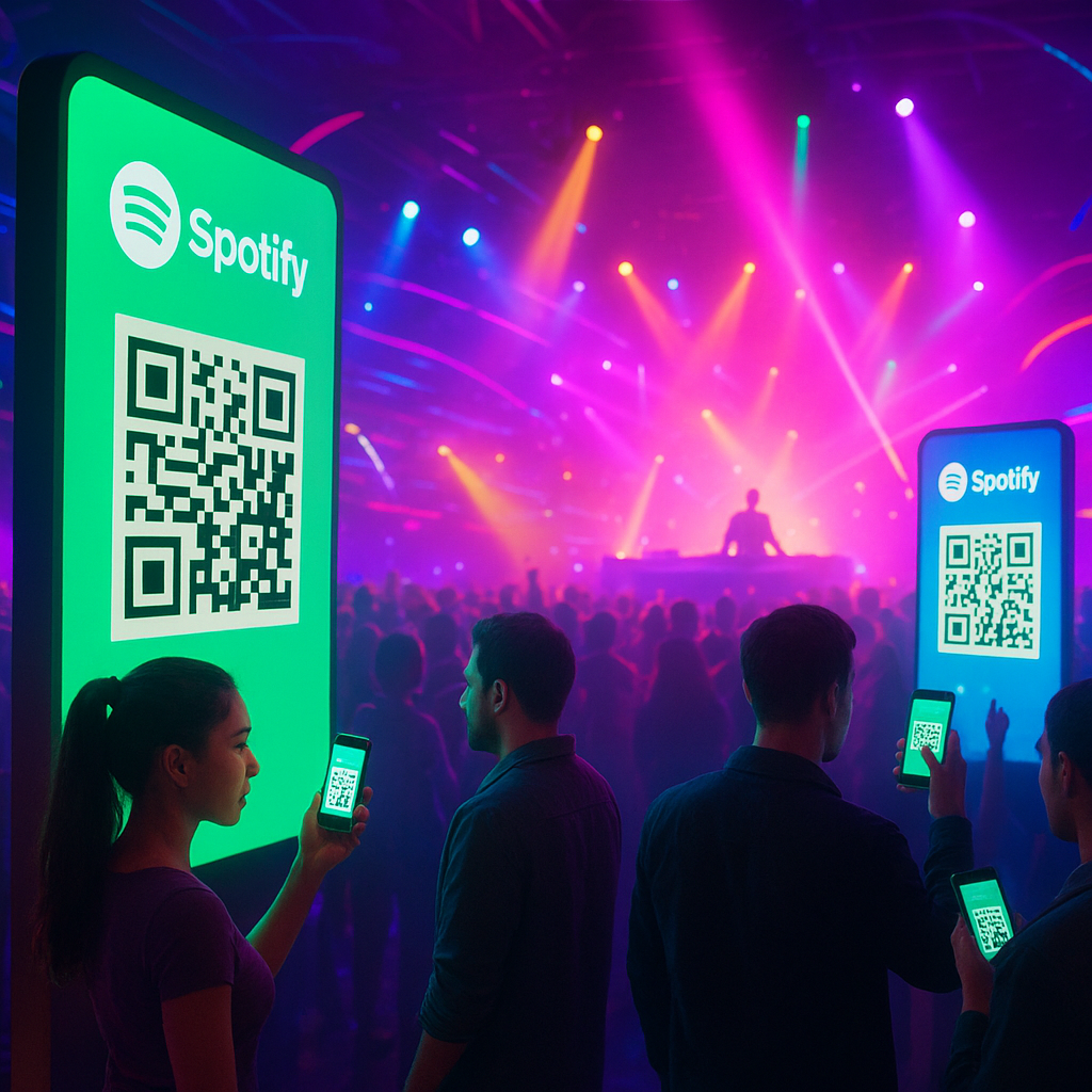Spotify-QR: Musiikin jakamisen uusi ulottuvuus tapahtumissa ja promoissa